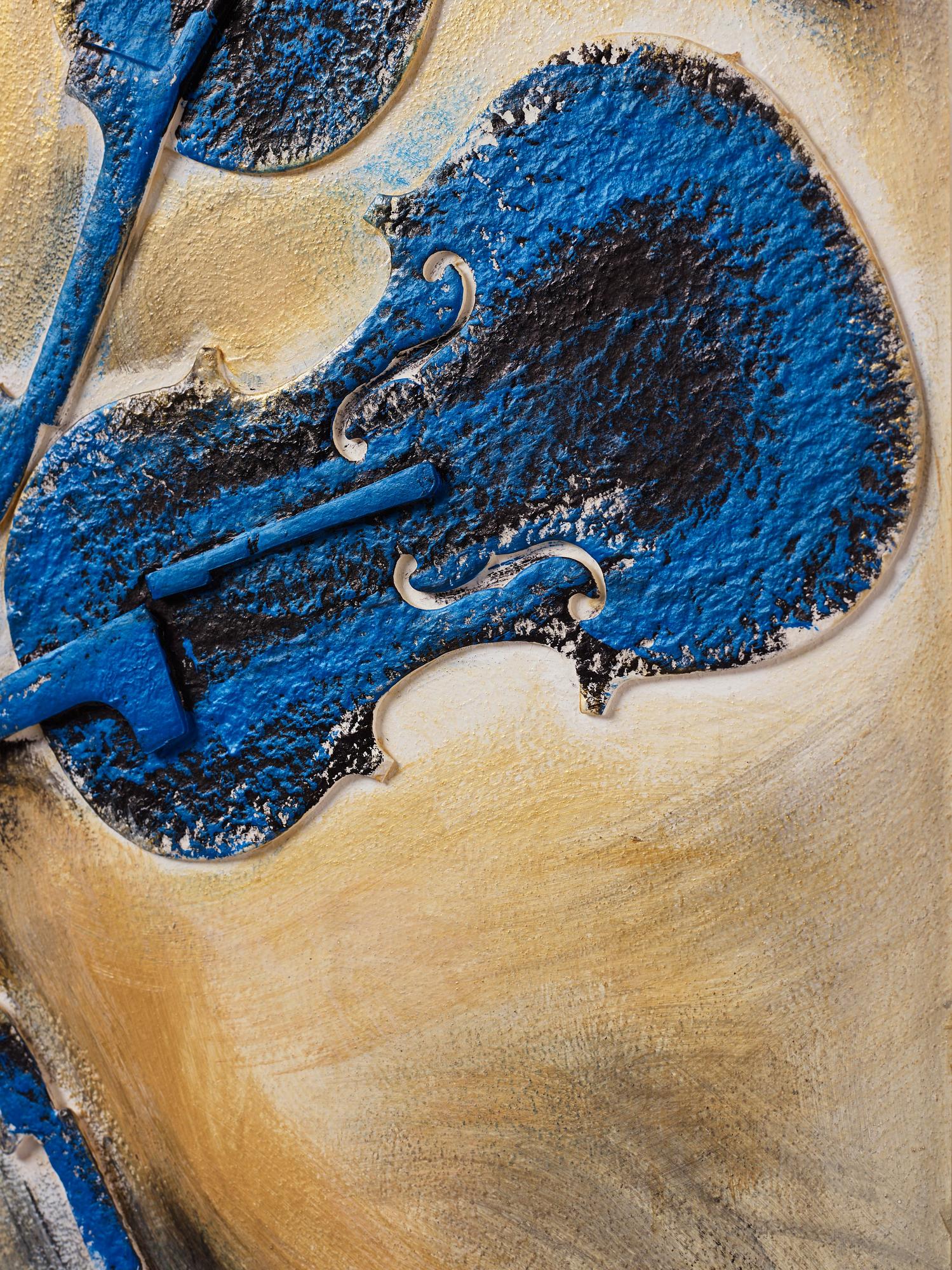 Arman (Armand Pierre Fernandez), ”Blue footprints”.