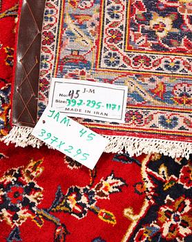A Keshan carpet, c. 397 x 295 cm.