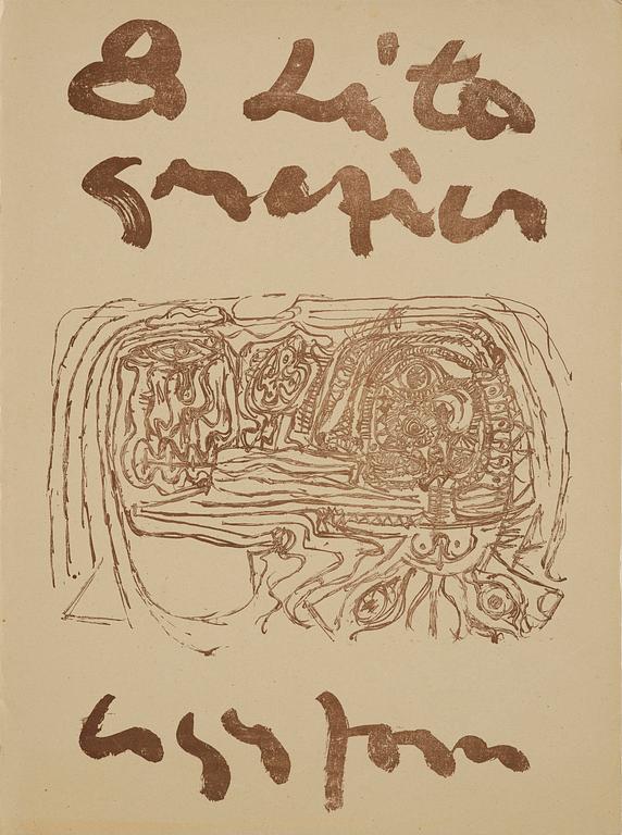 Asger Jorn, "8 Litografier".