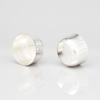 Sköljskålar, 6 stycken, Indien, silver, ostämplade. Alva & Gunnar Myrdals samling.