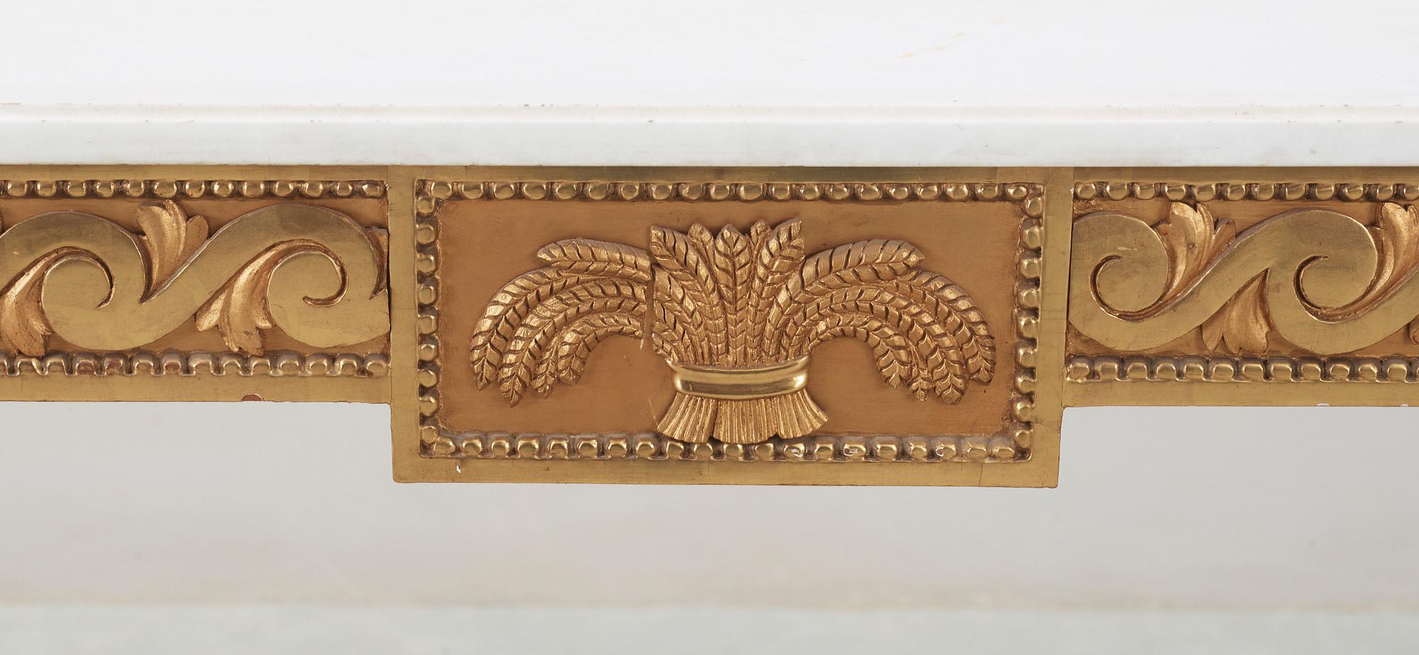 KONSOLBORD, gustaviansk stil, omkr år 1900.