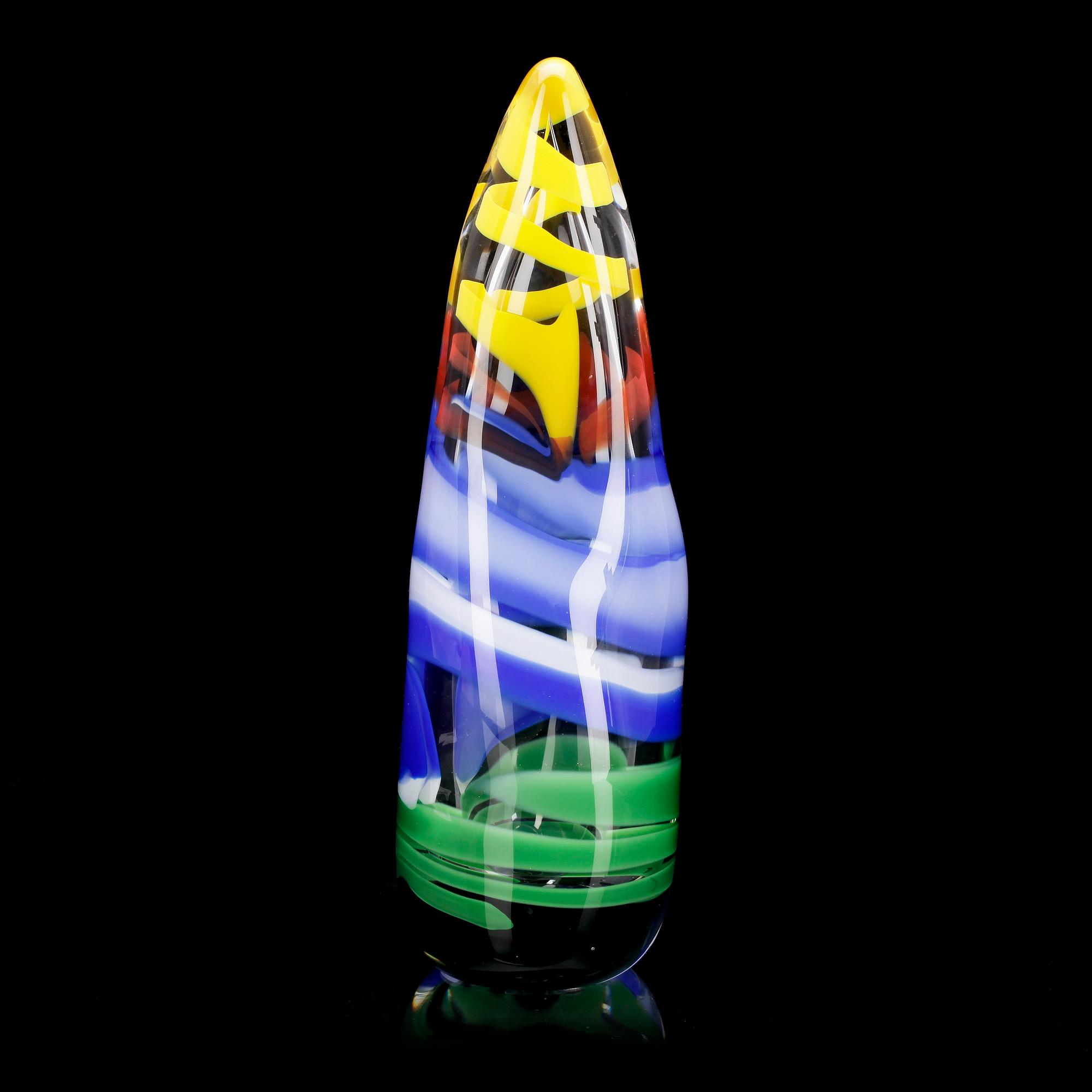 OBJEKT. Glas. Rönnquist. Sign unik 1997.