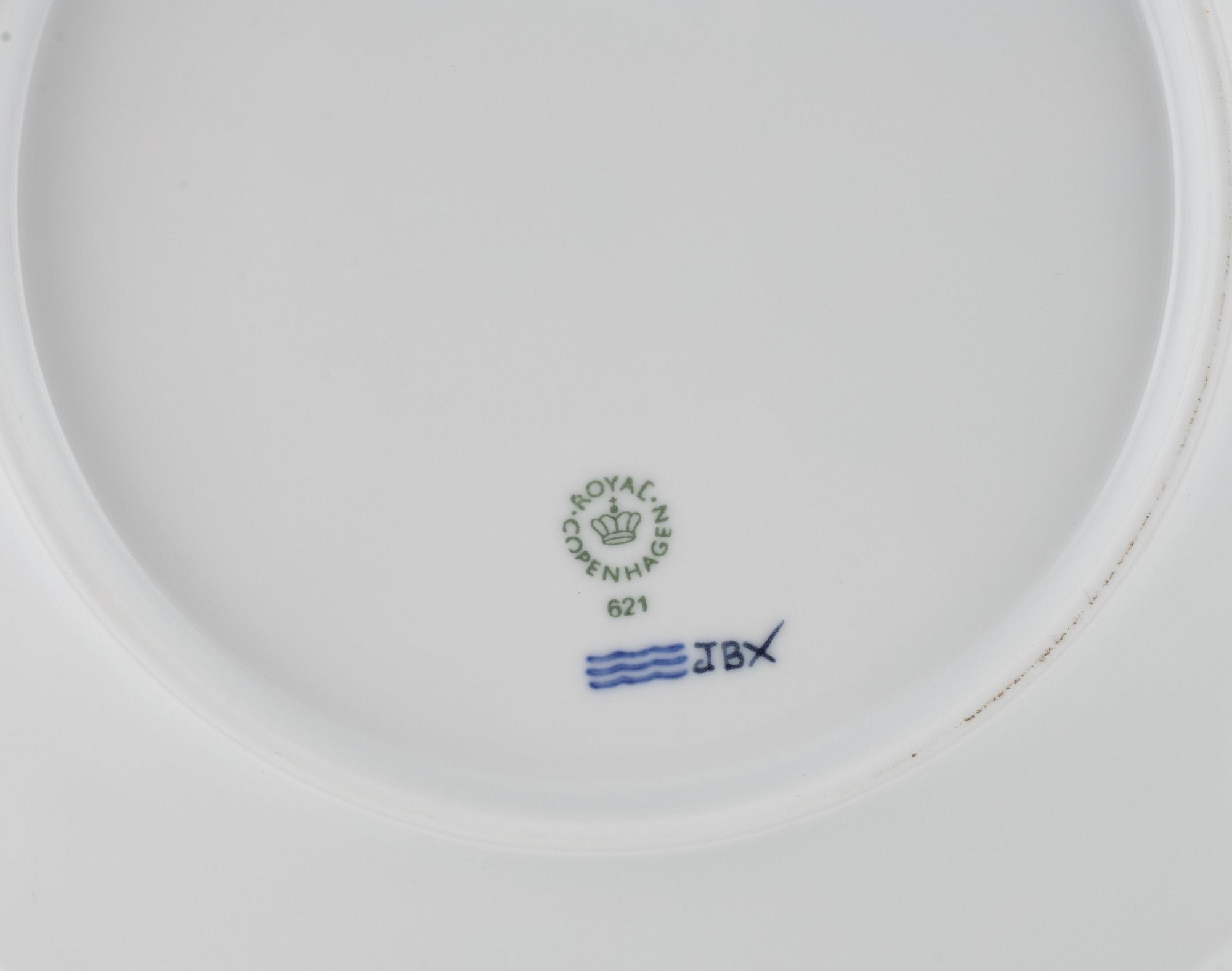 28 pieces of an 'elements' dinner service, Royal Copenhagen, Denmark.