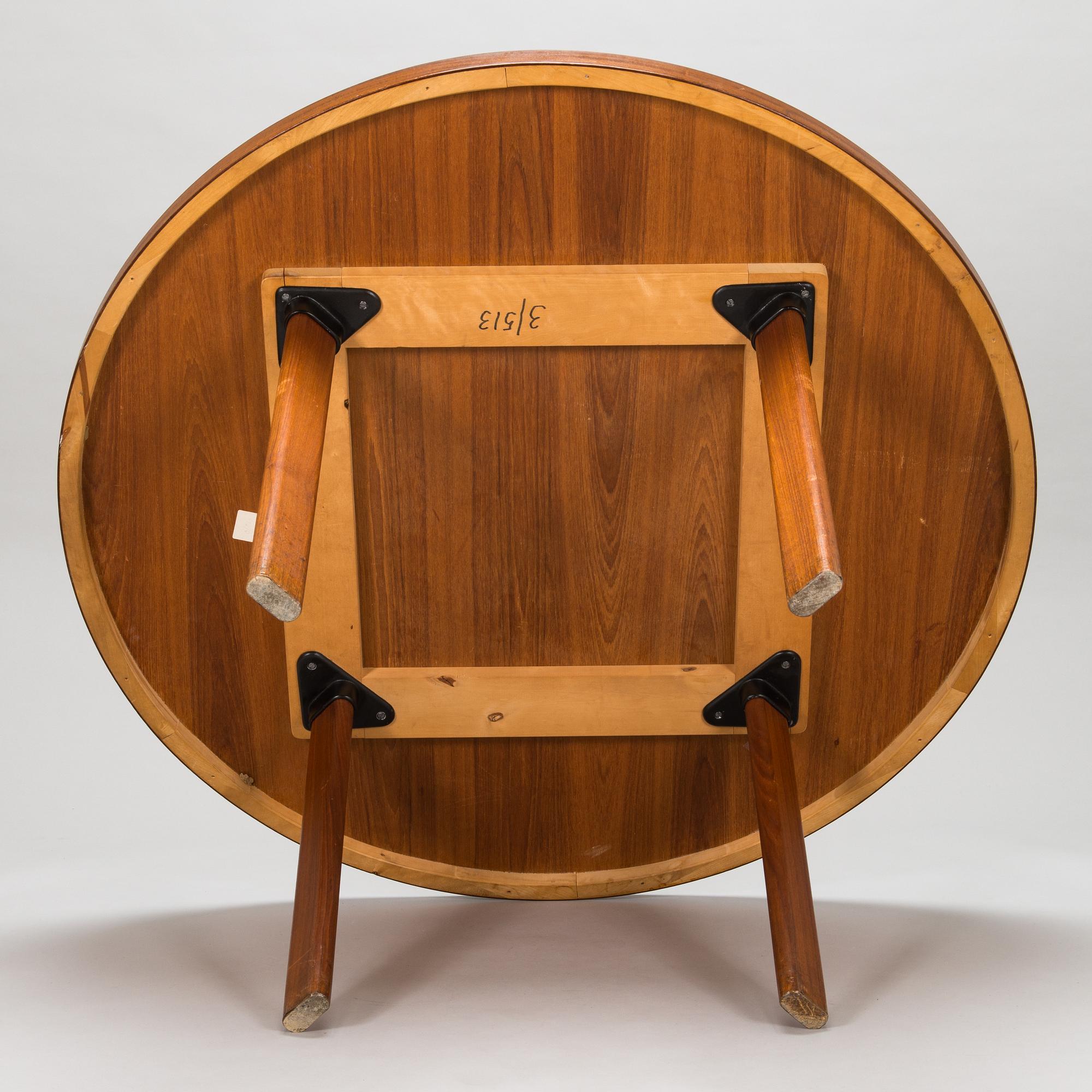 Alvar Aalto, matbord, modell H91 för O.Y. Huonekalu- ja Rakennustyötehdas A.B. 1960-tal.