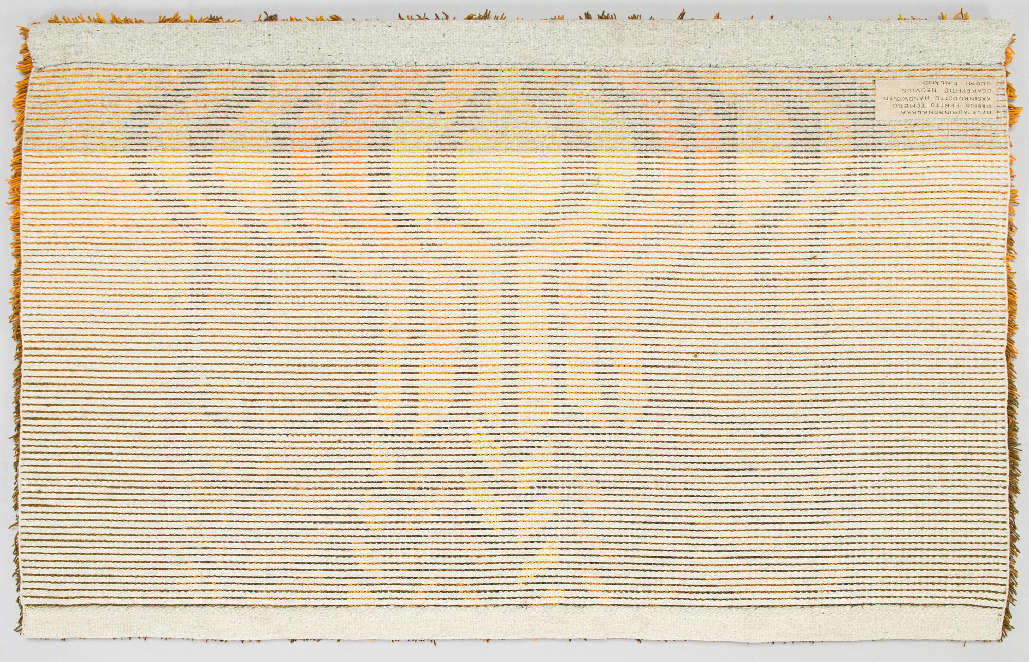 Terttu Tomero, rya, "Solros" för Neovius.