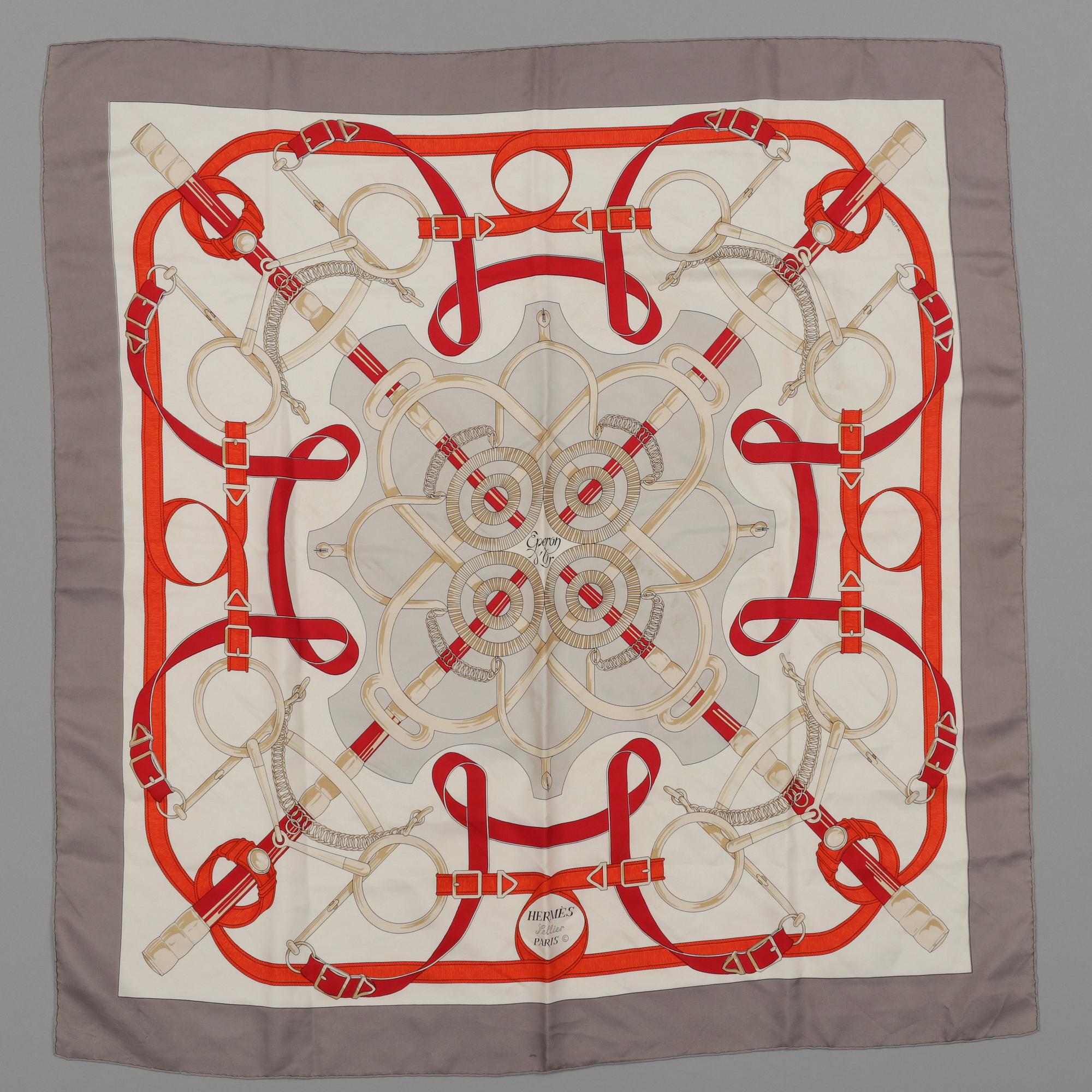 SCARF, "Eperon d'or", Hermès.