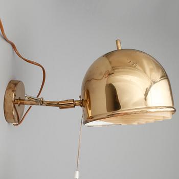 VÄGGLAMPOR, ett par, Bergboms, 1900-talets andra hälft.