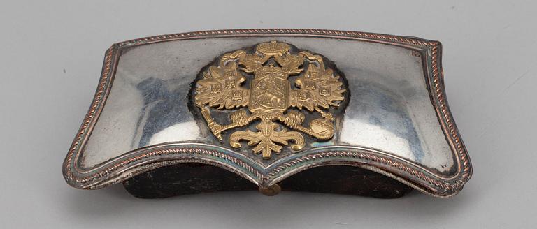 KARTUSCHVÄSKA, Ryssland, 1800-tal.