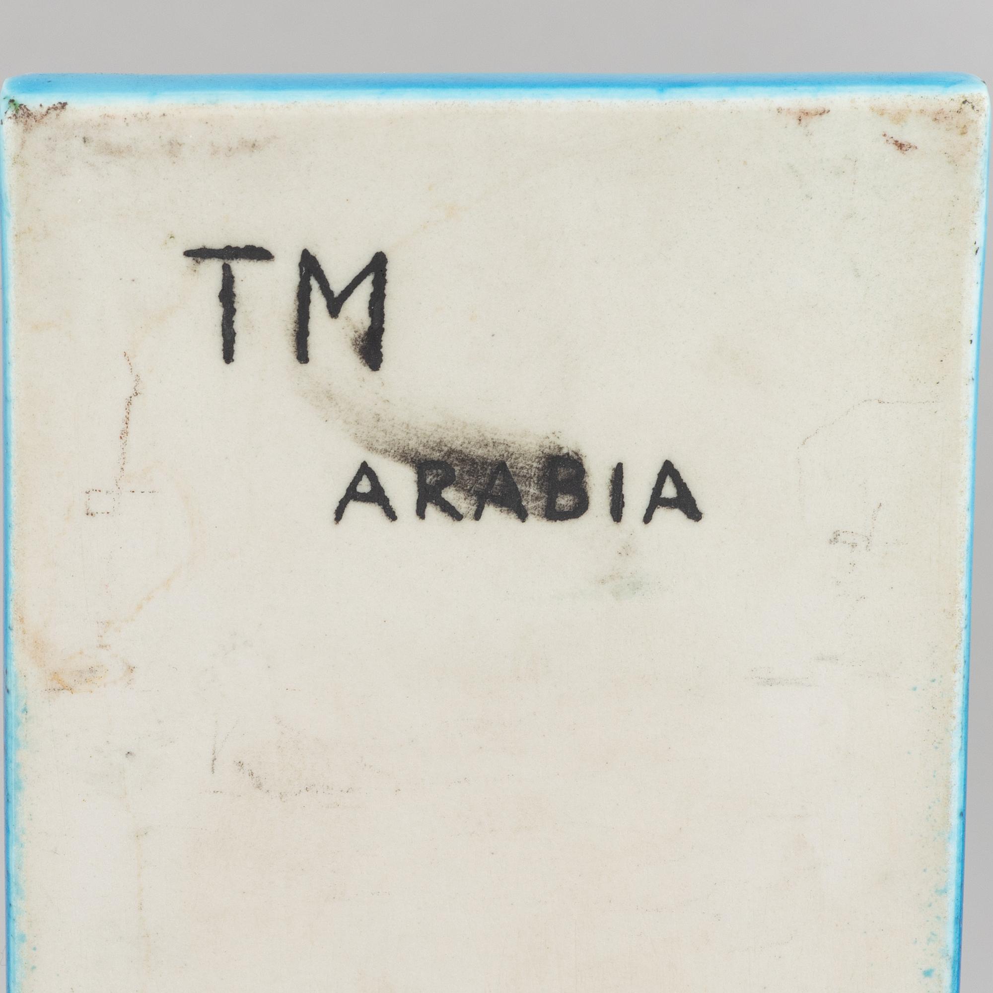 Toini Muona, a stoneware relief, Arabia, Finland.