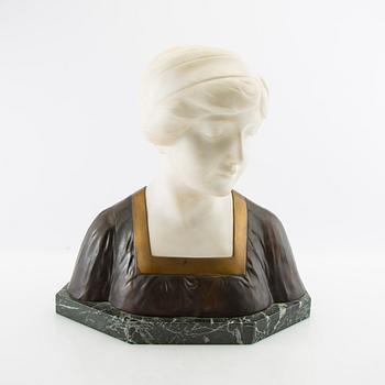 Richard Pauli, Sculpture Bust of a Young Woman.
