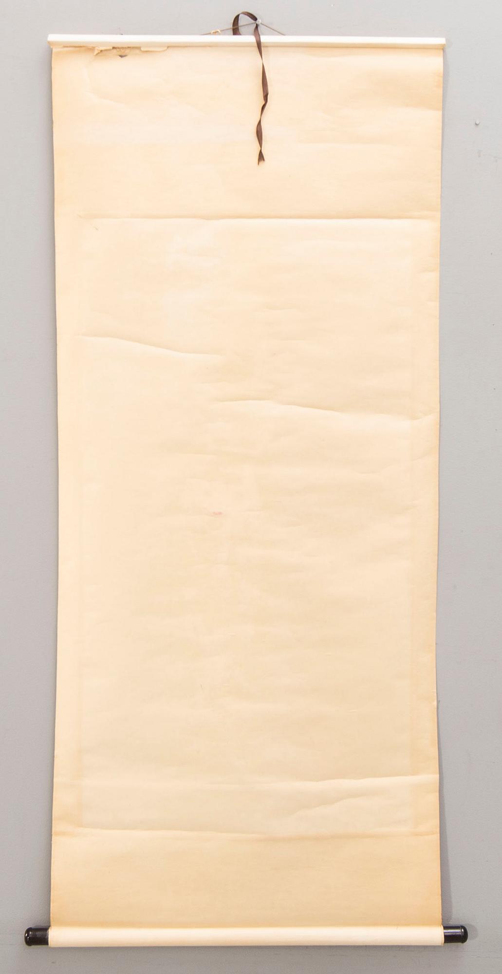 Rullmålning, Kina oidentifierad konstnär, 1900-tal.