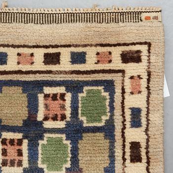 Märta Måås-Fjetterström, Matta, "Hästhagen", flossa, ca 332-337 x 216,5-222 cm, signerad AB MMF.