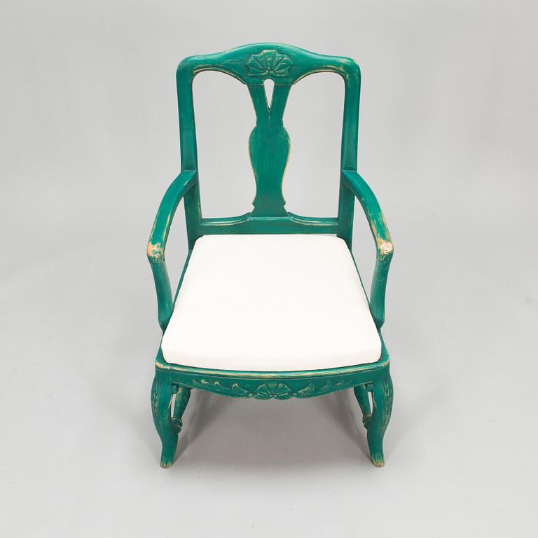 A rococo style armchair, first half of the 20th century.