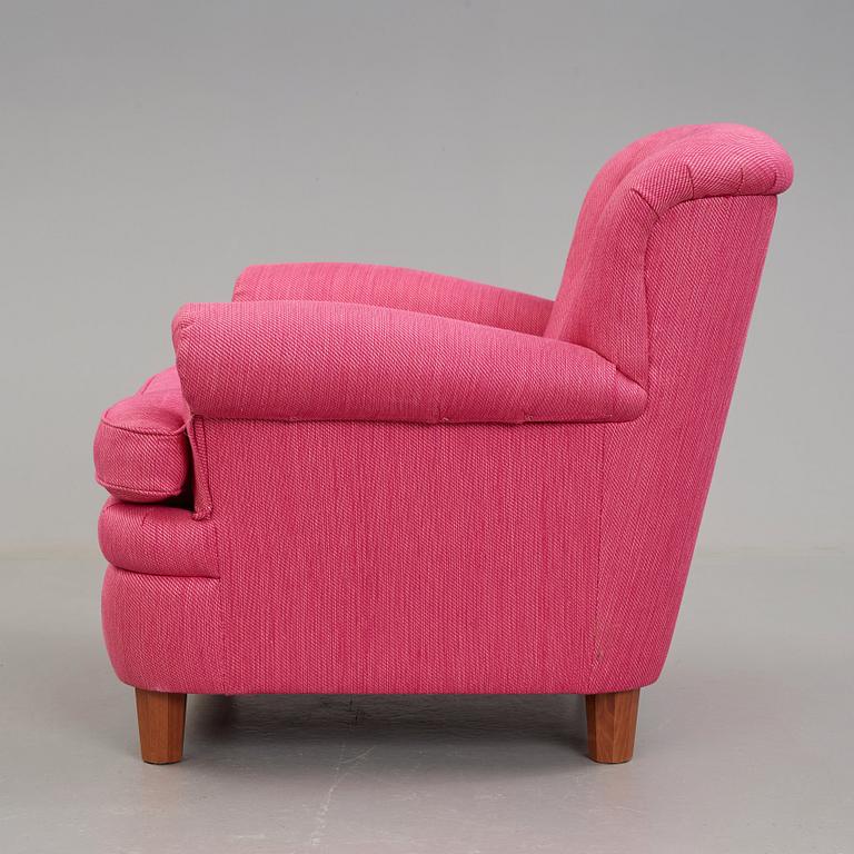 Josef Frank, a model 568 easy chair, Svenskt Tenn, Sweden.