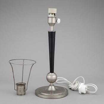 BORDSLAMPA, art deco/funkis, 1930-tal.