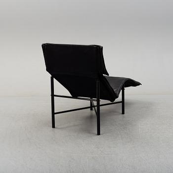A 1980/90's "Skye" leather lounge chair by Tord Björklund, IKEA.