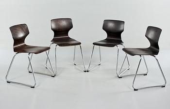 STOLAR, 4 st, "Über PRO", Flötotto, Tyskland, formgivna 1952.