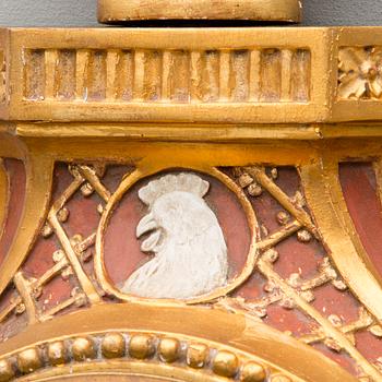 A 19th Century Swedish wall clock.