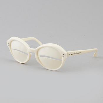 André Courrèges, a pair of 'Eskimo Eclipse' sunglasses, designed in 1965.