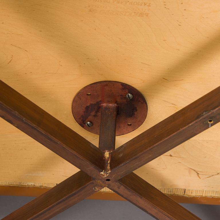 Ilmari Tapiovaara, sohva / nojatuoleja 3 kpl, valmistaja Lukkiseppo, 1900-luvun puoliväli.