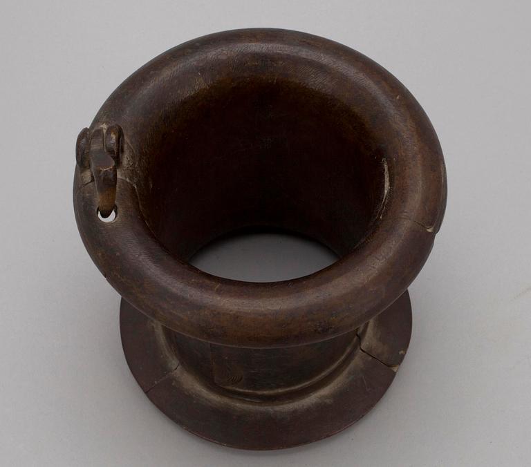 ARMRING, mässing, arkaiserande, Afrika, sannolikt 1800-talets slut.