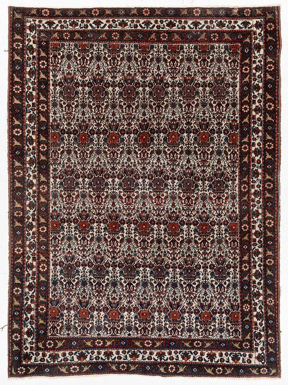 An antique/semi-antique Abadeh rug, Western Iran, c. 202 x 150 cm.