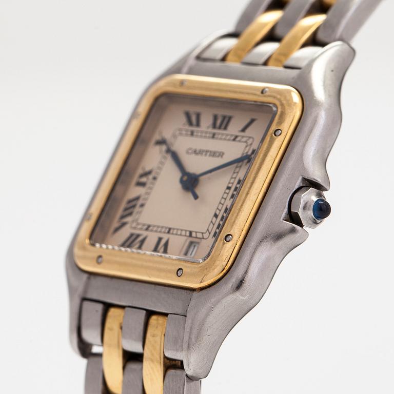 Cartier, Panthère, wristwatch, 26.5 x 26.5 (36) mm.