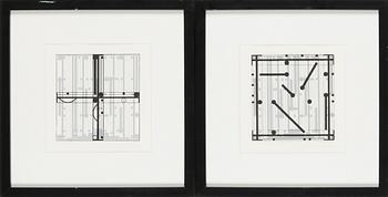 Leonhard Lapin, 'Masin XIII A' and 'Masin XIV A'.