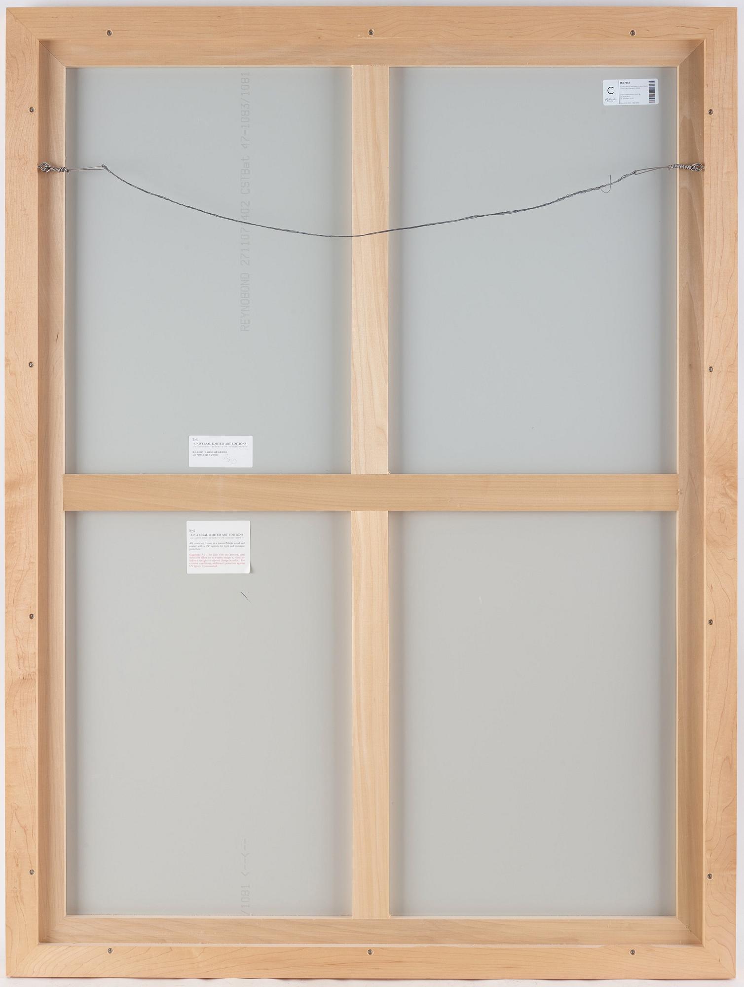 Robert Rauschenberg, "Lotus Bed I" ur "The Lotus Series".