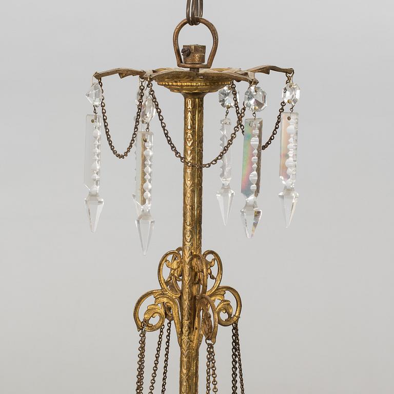 A chandelier around 1900.