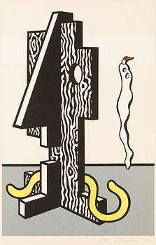185. Roy Lichtenstein, "Figures", from "Surrealist series".