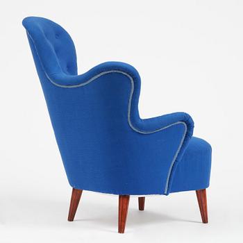 S. M. Wincrantz Möbelindustri, fåtölj, Swedish Modern, Skövde, 1940-50-tal.
