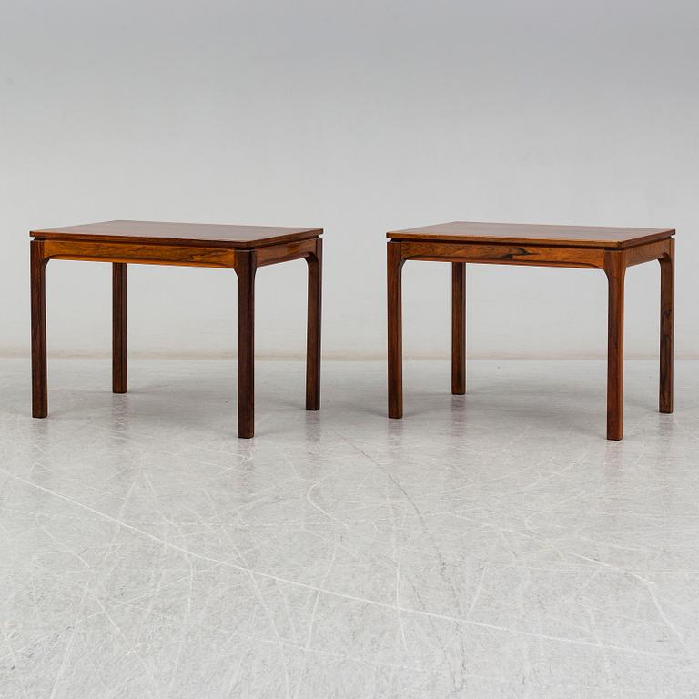 A pair of rosewood sidetables from Svensk Möbelindustri SMI, 1960's.