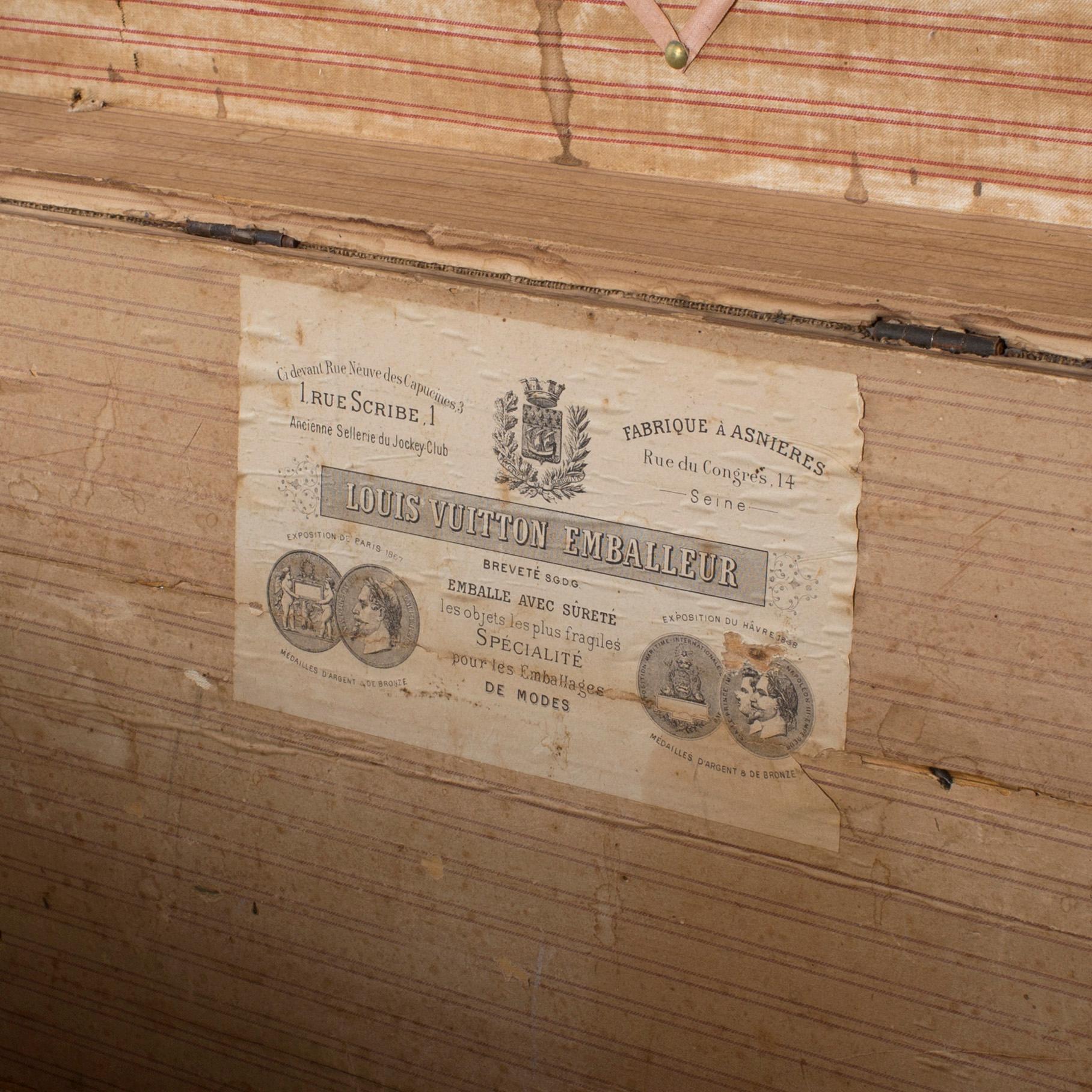 KOFFERT Louis Vuitton 1800-talets slut.