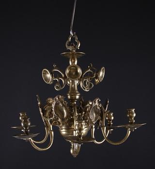 MALMKRONA, mässing, 1700/1800-tal.