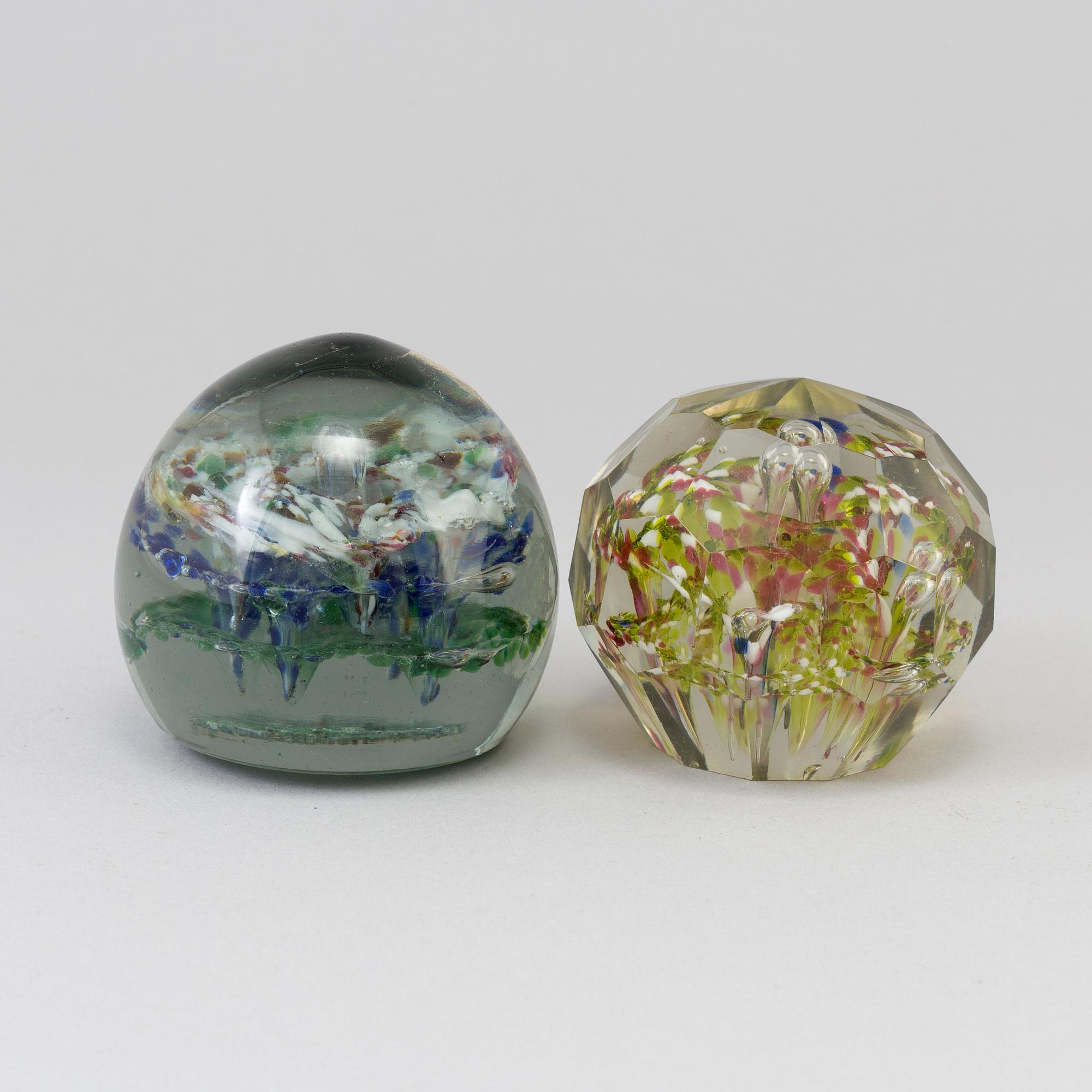 BREVPRESSAR, 2 st, glas, 1900-talets början.