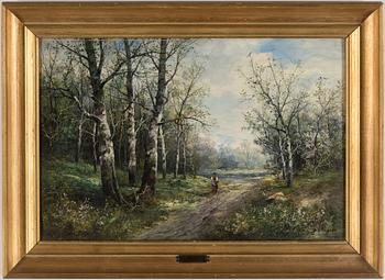 KARL KAUFMANN, oil on panel, signed B. Lambert.