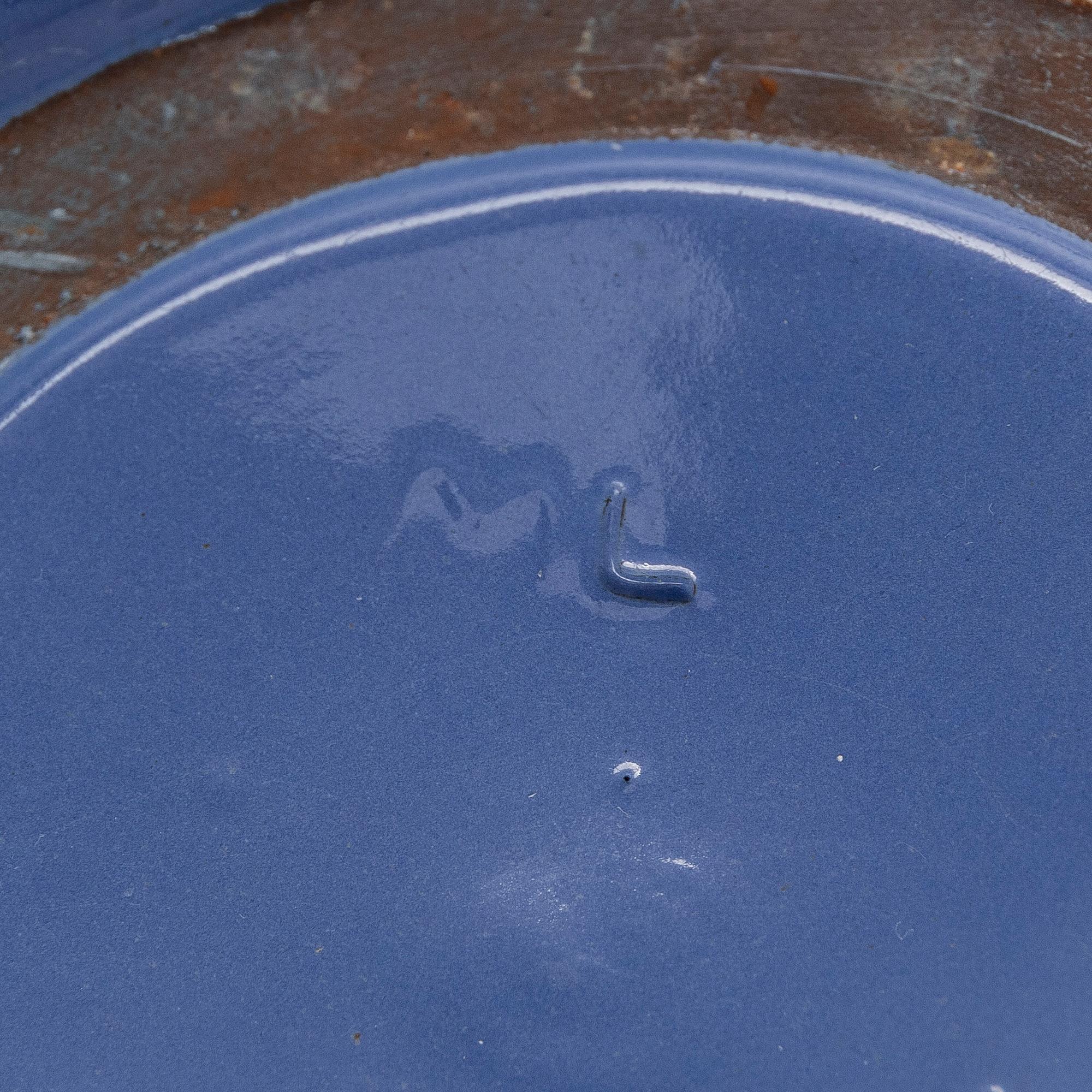 Marita Lybeck, bowls, 2 pcs, red clay, signed ML.