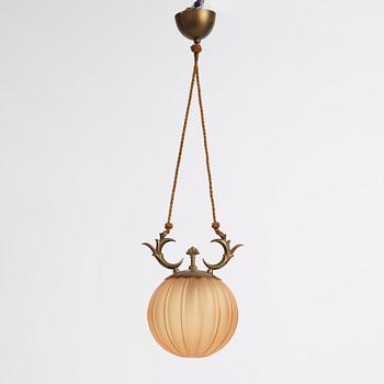 Cebe, a Swedish Grace ceiling lamp model "65317", Svalöv, 1920s/30s.