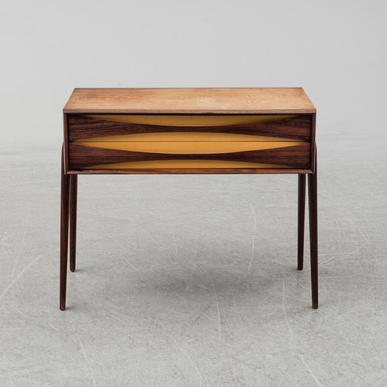 A 1950's/60's table by Rimbert Sandholt, AB Glas & Trä, Hovmantorp.