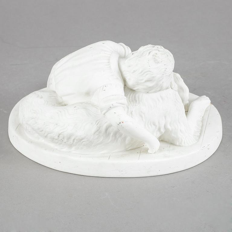 FIGURIN, parian, Gustavsberg, tillverkad mellan 1870-1925.