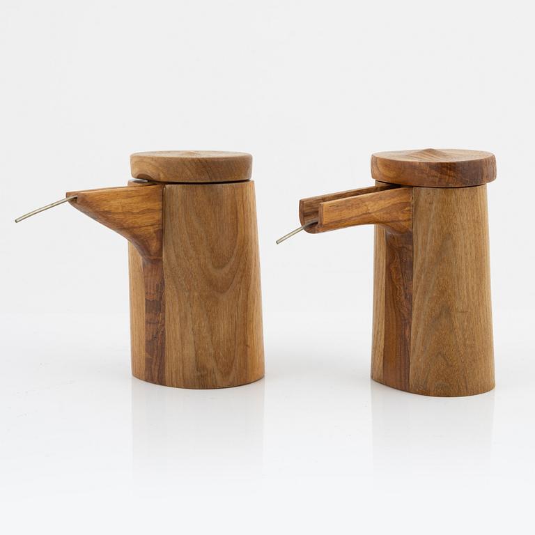 Magnus Ek, a pair of broth jugs for Oaxen Krog.