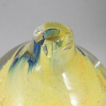 A Jean claude Novaro bottle with stopper, signed and dated 1999.