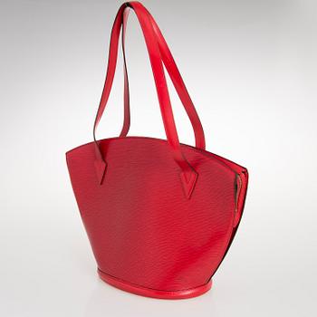 LOUIS VUITTON EPI LEATHER SAINT JACQUES GM TOTE BAG.