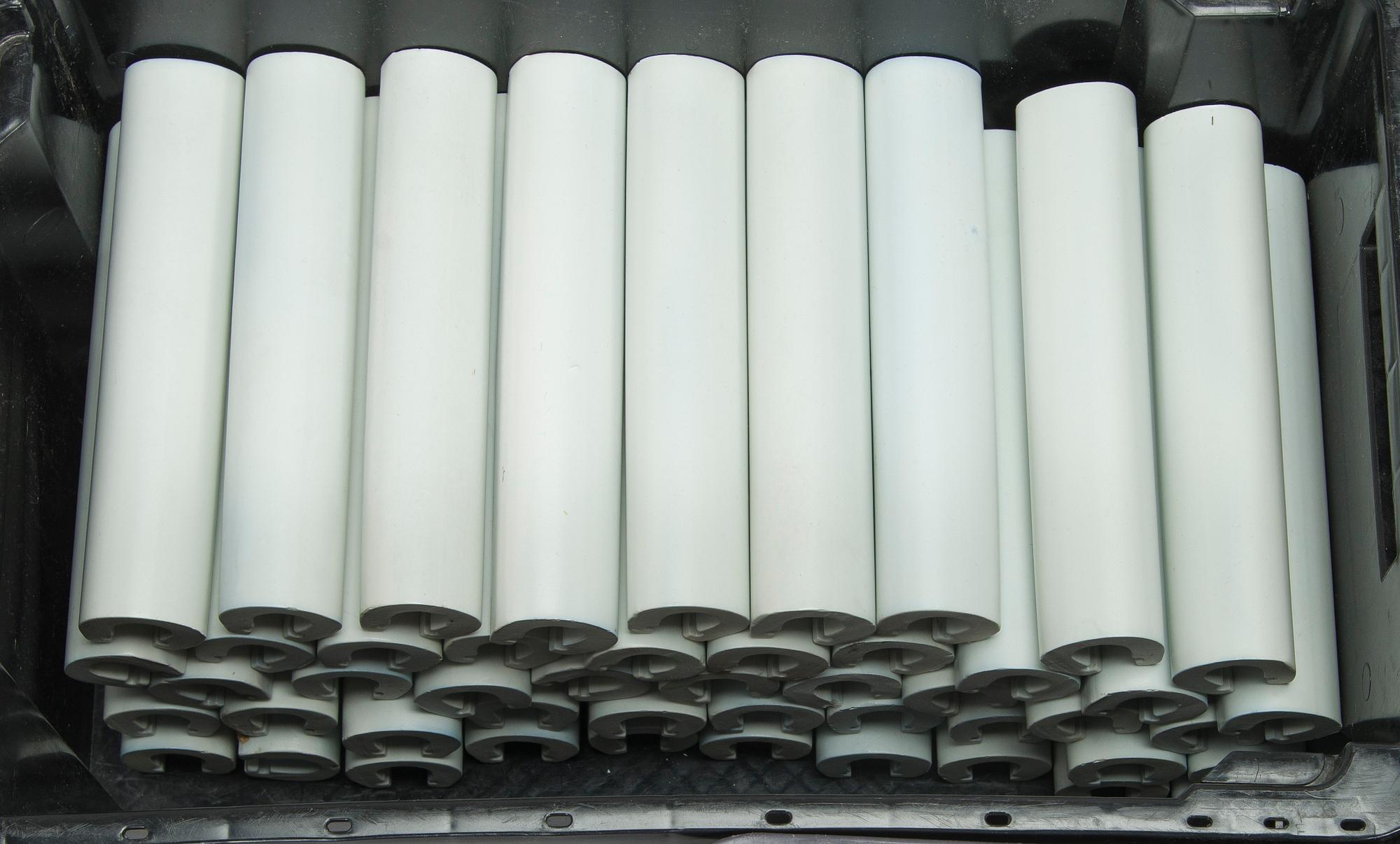 Alvar Aalto, Circa 140 ceramic tile bars manufactured by Arabia