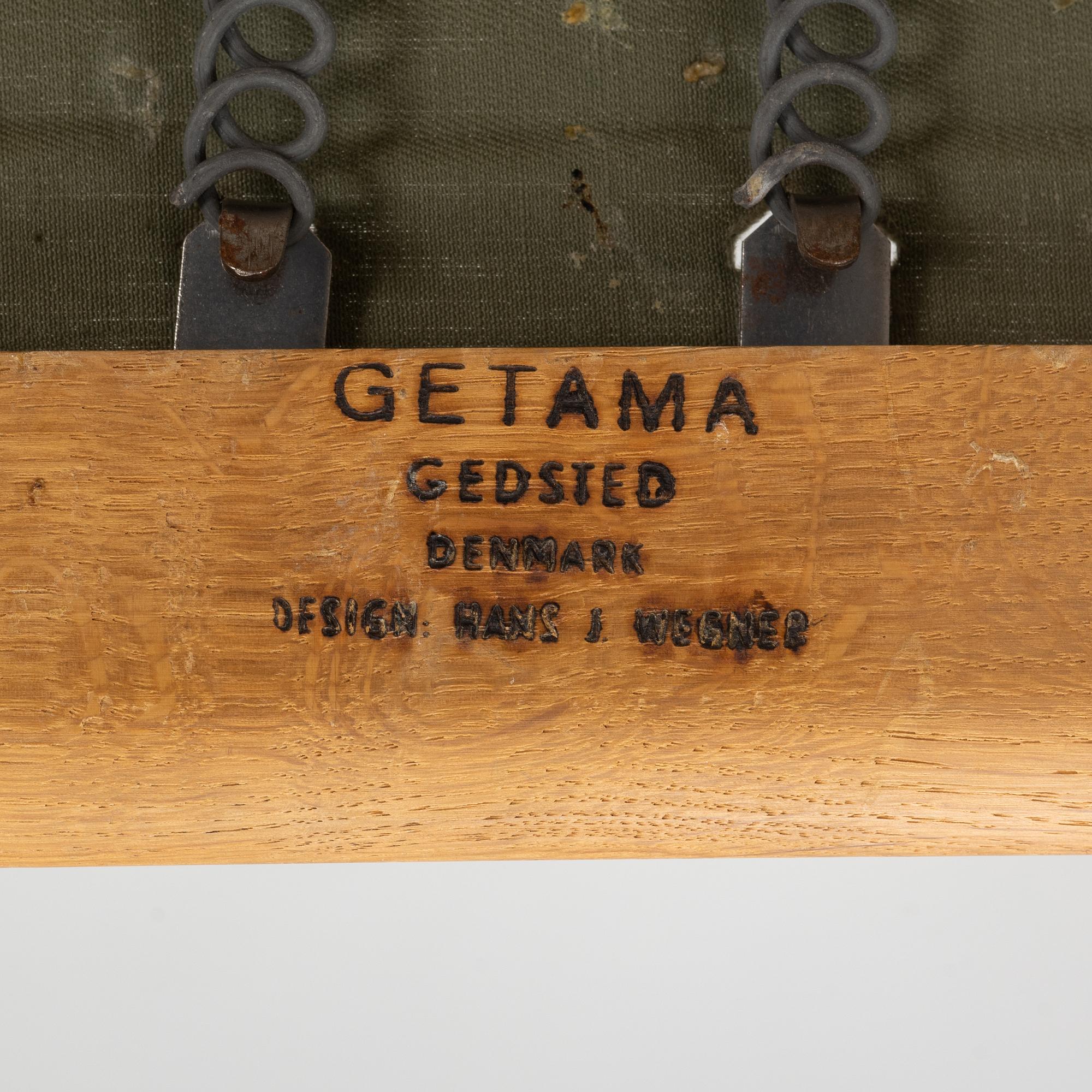 Hans J. Wegner, a "GE 290" sofa, Getama, Gested, Denmark.