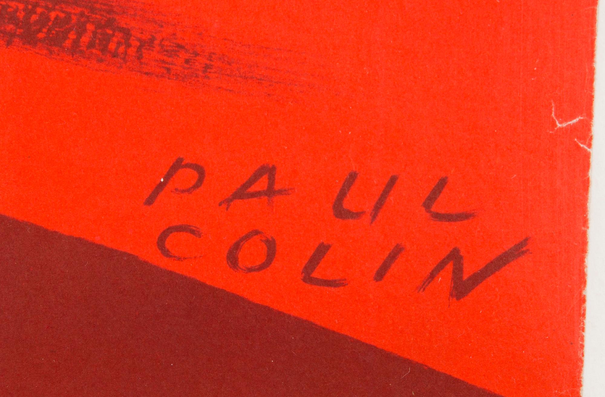 after, colour lithographic print poster, mid-20th century.