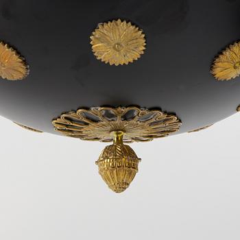 An Empire style ceiling lamp, early 20th century.