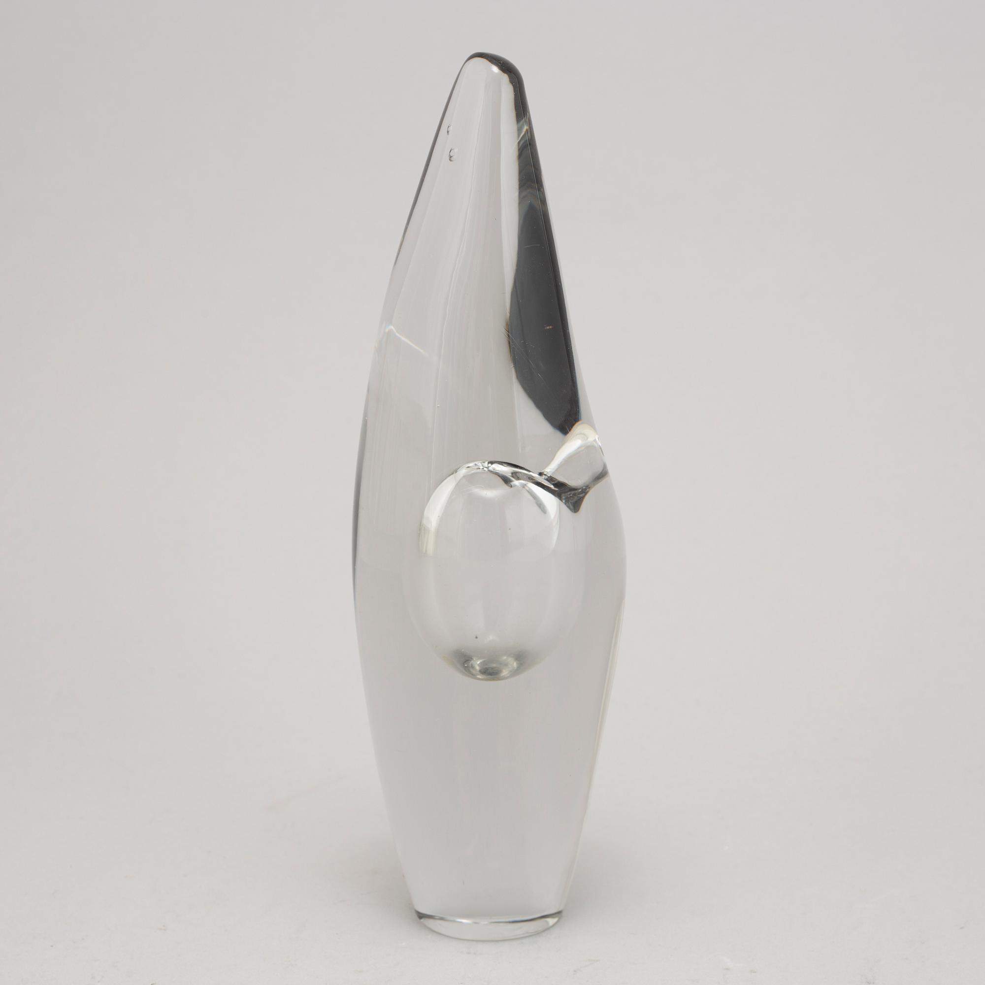 Timo Sarpaneva, vase 'Orkidé', Iittala, signed.