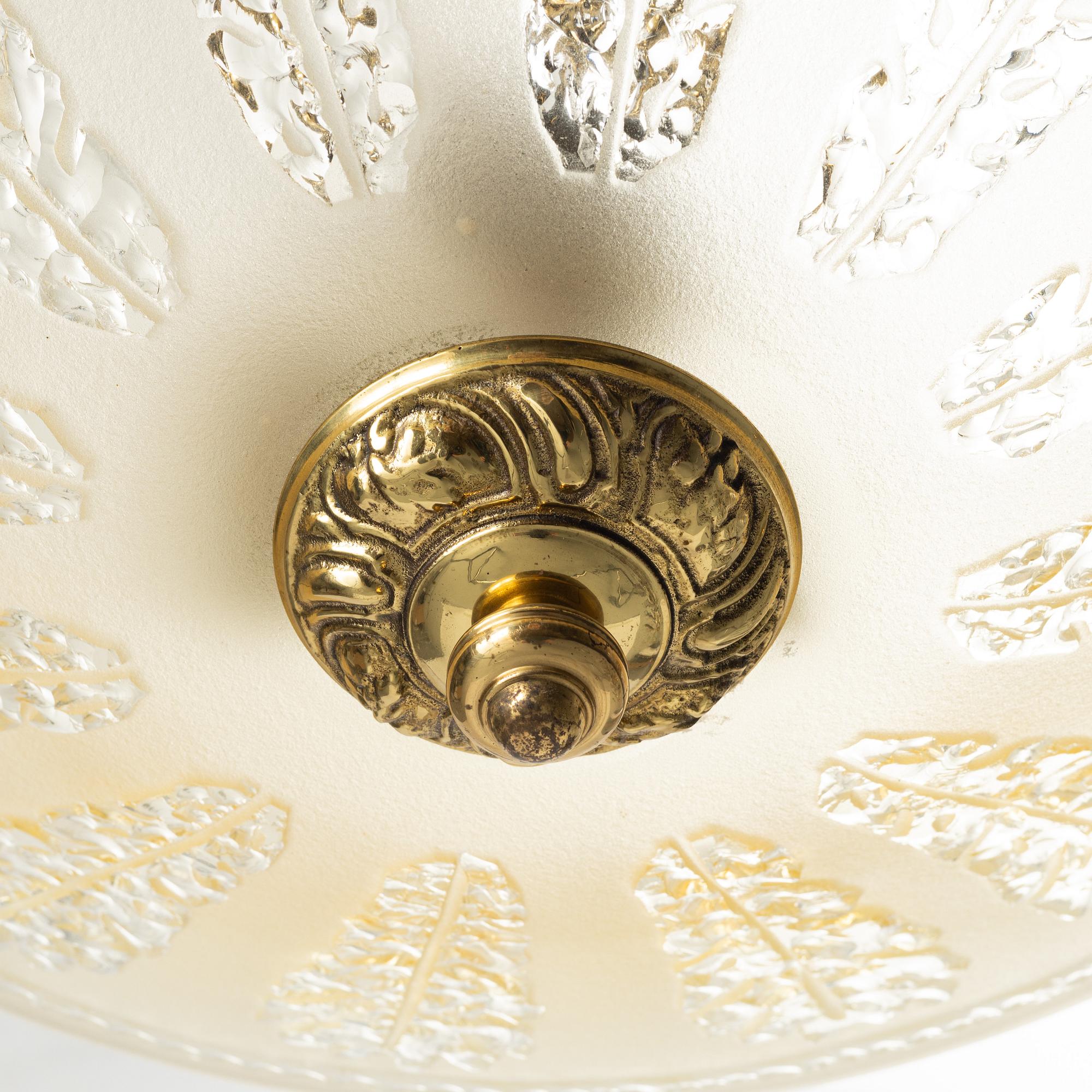 Ceiling light, 1940s.